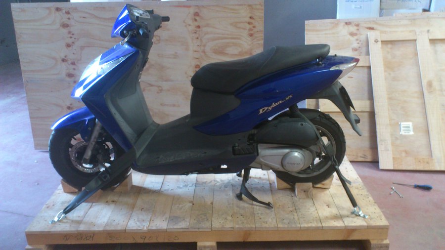 Trasladar una moto (mudanza internacional)