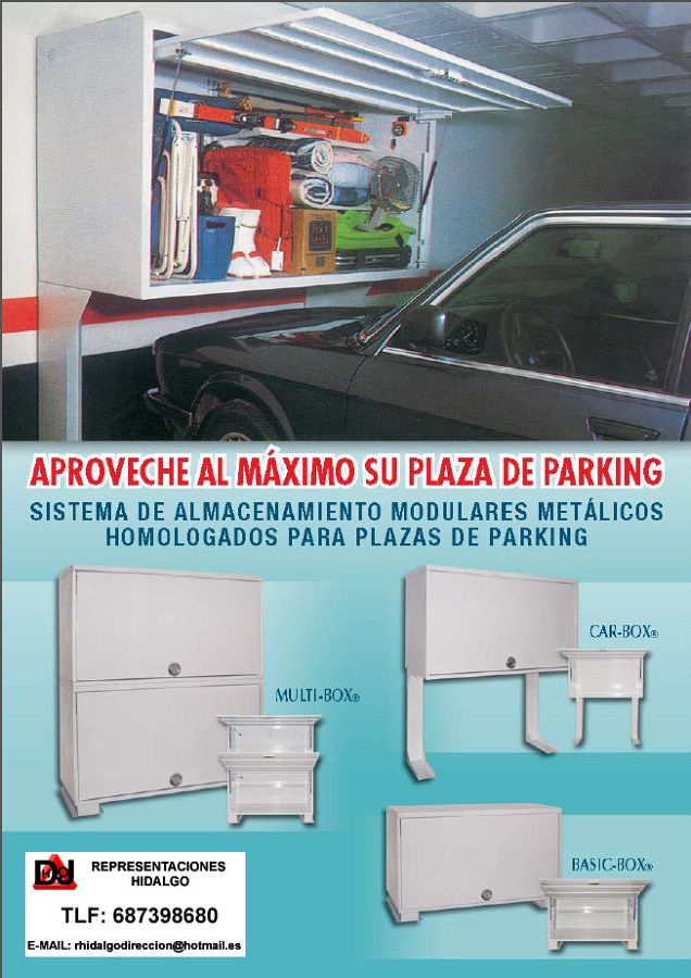 TRASTEROS MODULARES PLAZAS DE GARAJE