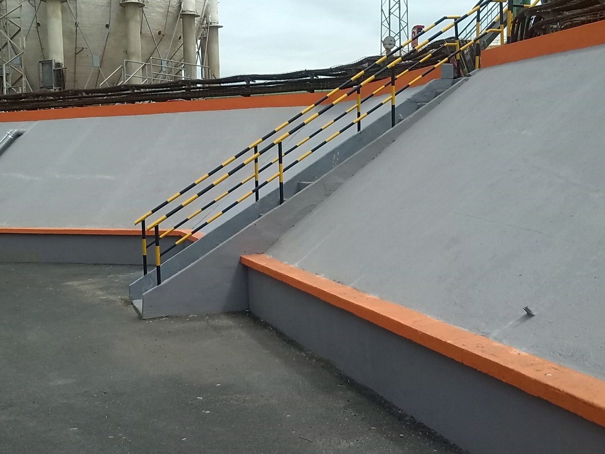 tratamiento  de taludes de hormigon