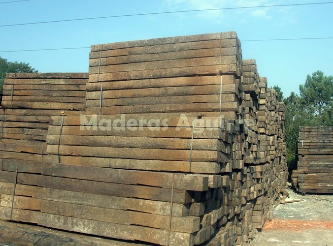 Traviesas de tren recuperadas elondo