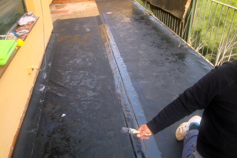 una terraza paso a paso