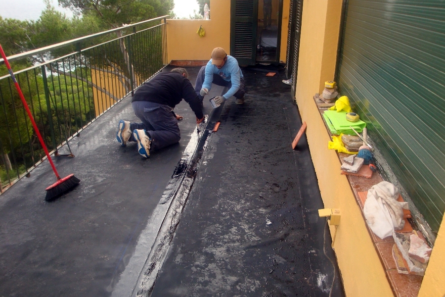 una terraza paso a paso