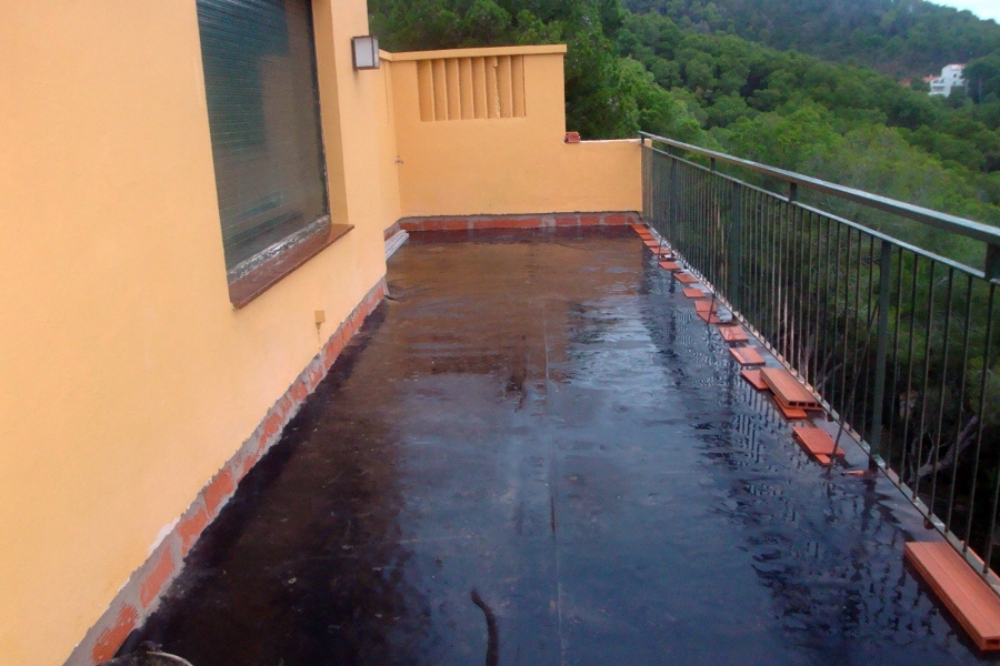 una terraza paso a paso