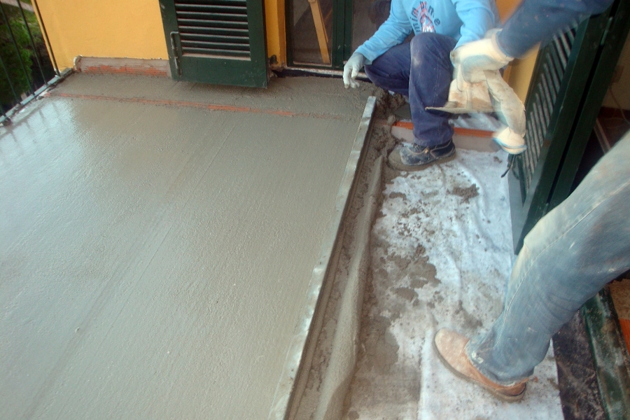 una terraza paso a paso