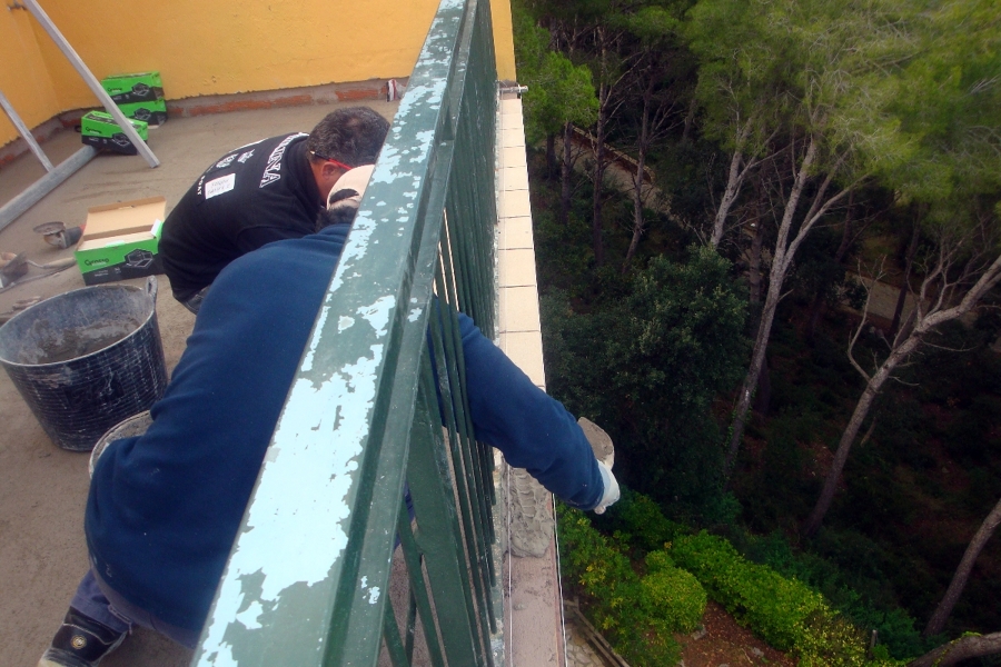 una terraza paso a paso