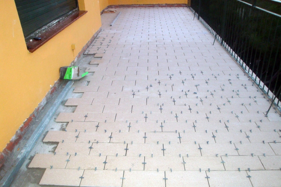 una terraza paso a paso