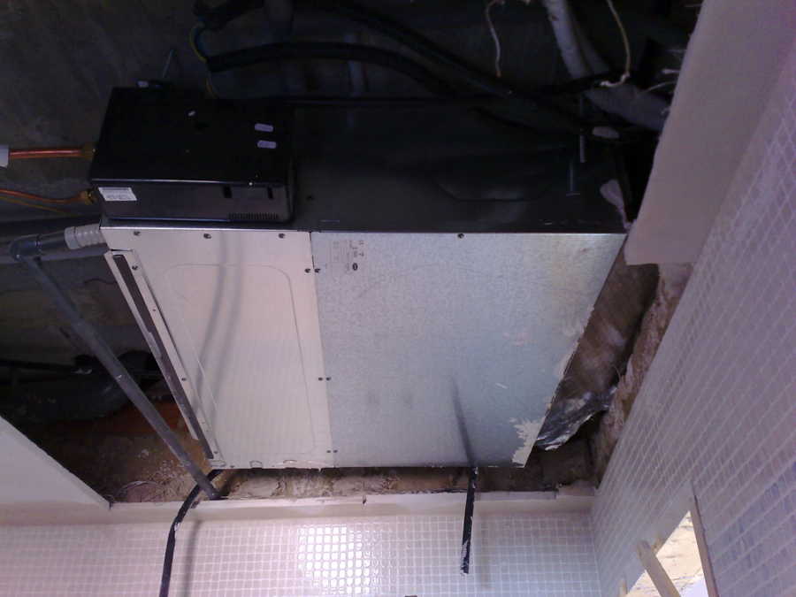 Unidad de techo conductos.