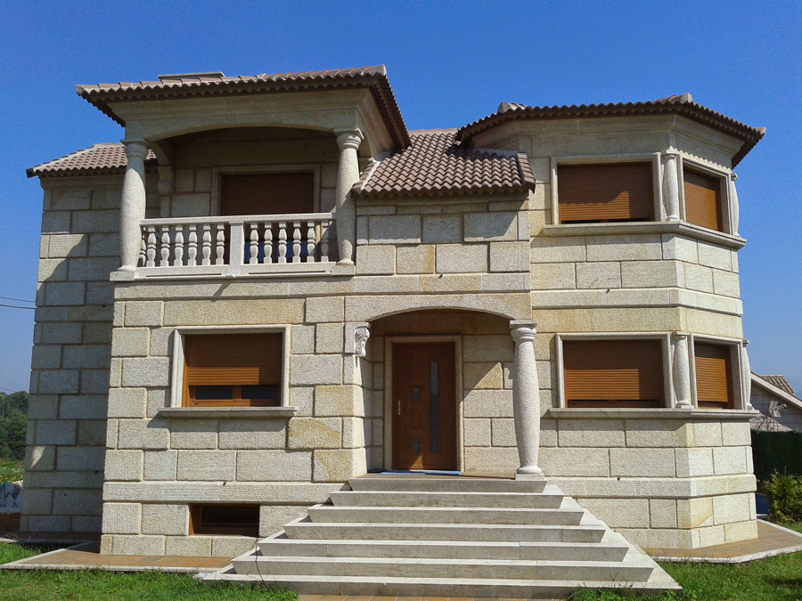 Piedra natural vivienda unifamiliar