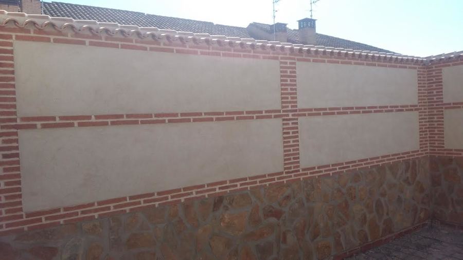 proceso terminación patio rústico