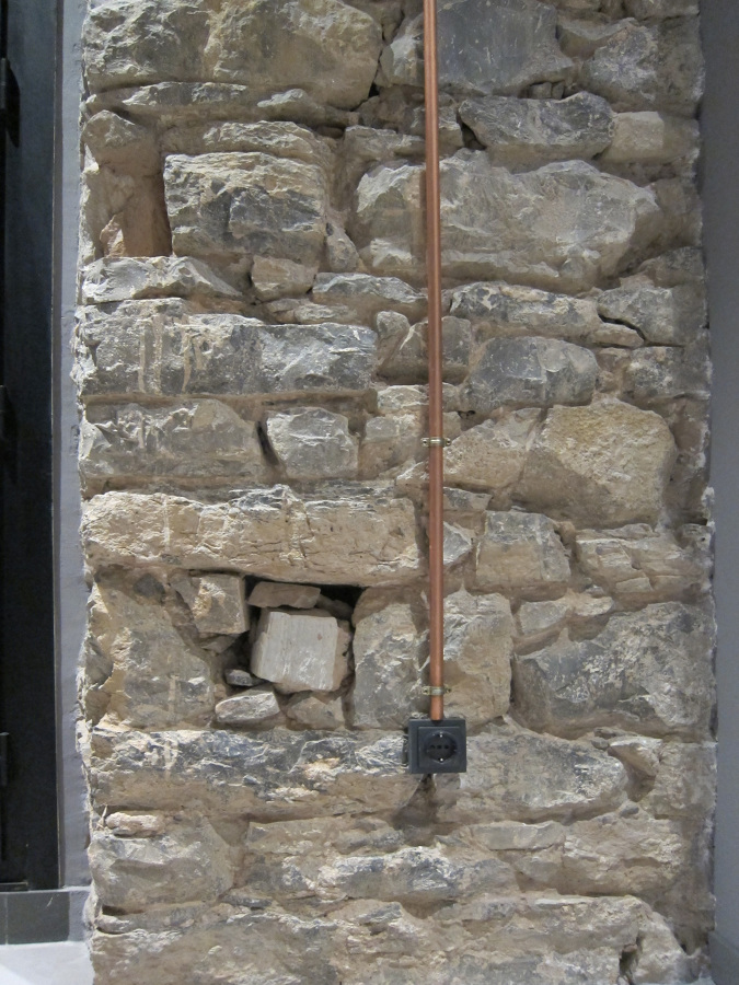 Instalación eléctrica vista en cobre