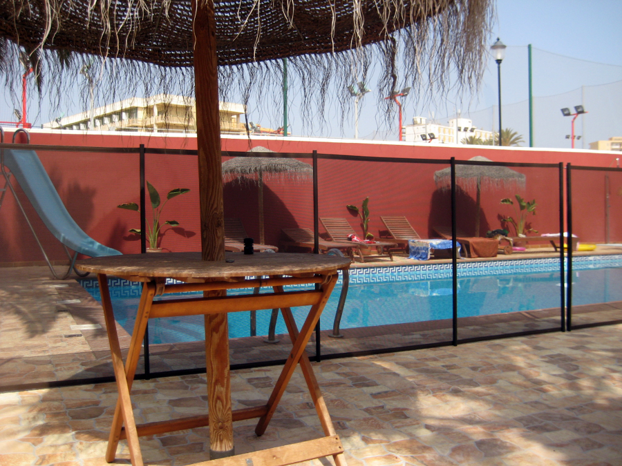 Valla para piscina, desmontable