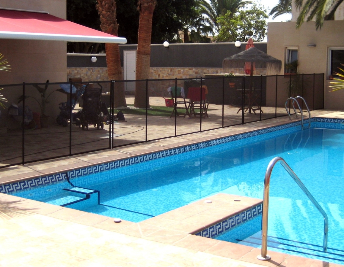Valla para piscina, desmontable