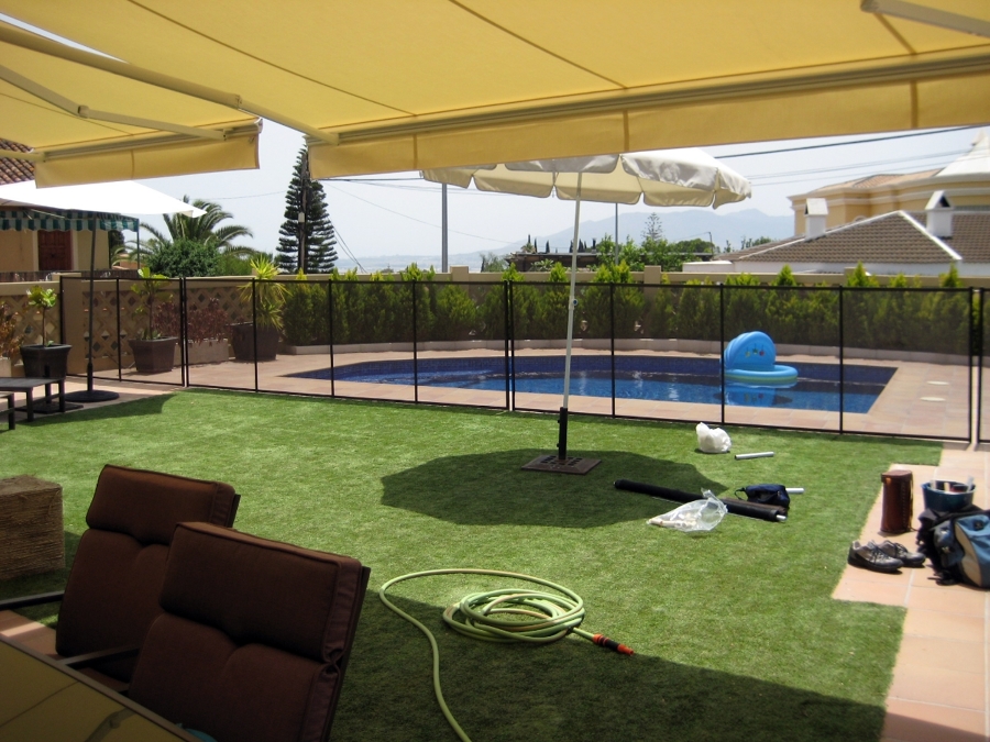 Valla para piscina, desmontable