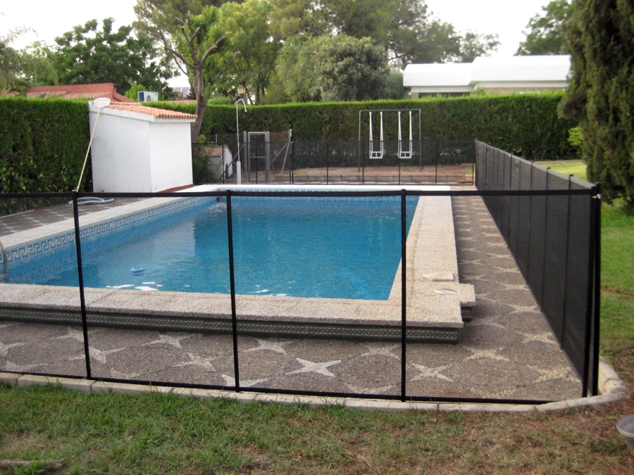 Valla para piscina, desmontable