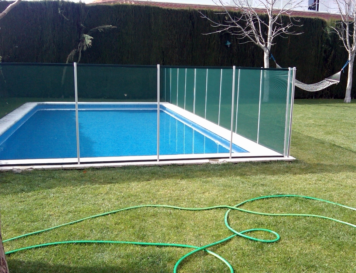 Valla para piscina, desmontable