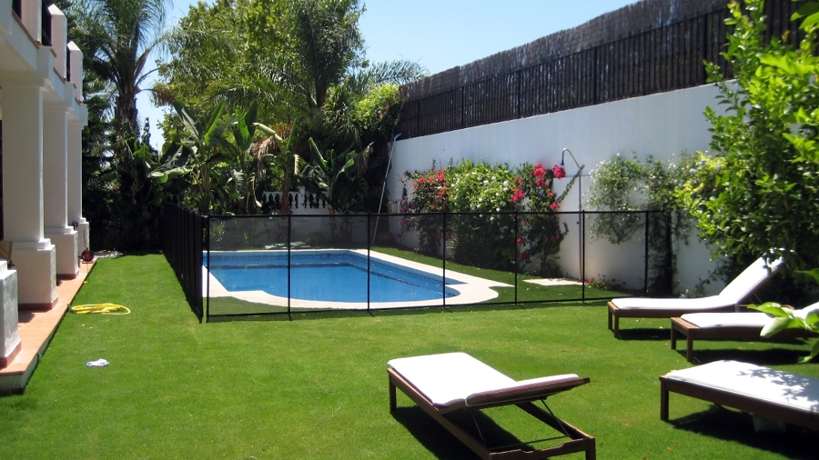 Valla para piscina, desmontable