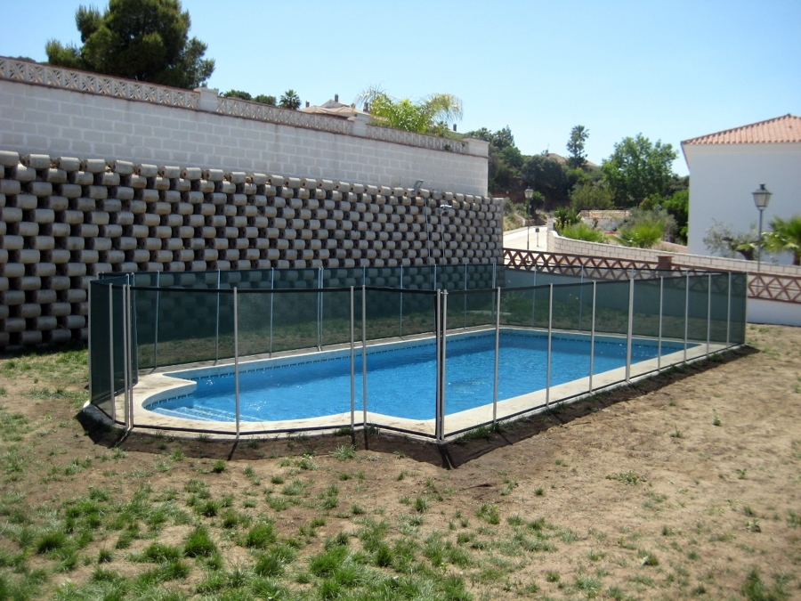 Valla para piscina, desmontable