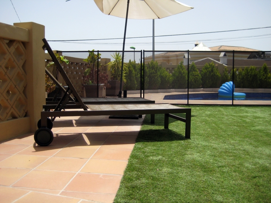 Valla para piscina, desmontable