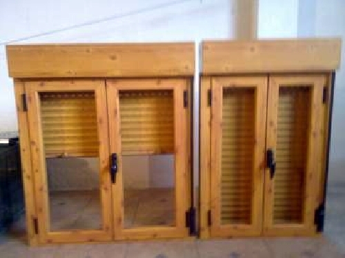 Ventana Abatible 2 hojas .Color Pino