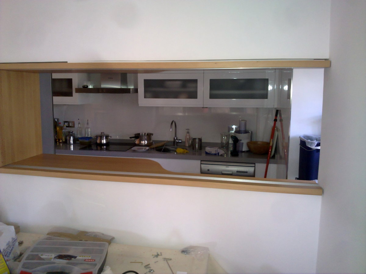 ventana de unión comedor-cocina