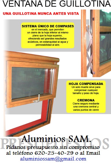 VENTANAS DE GUILLOTINA.