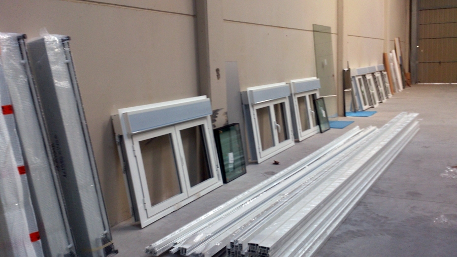 Ventanas fabricadas en lacado blanco