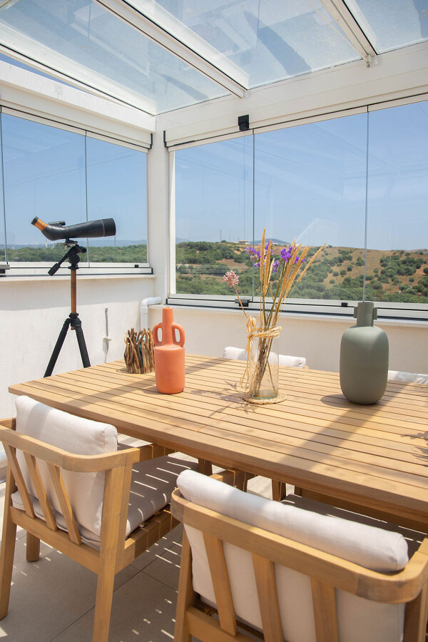 Cortinas de cristal para terrazas