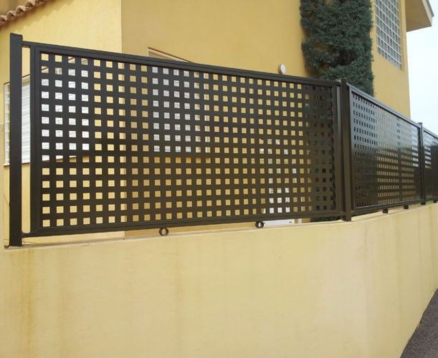 baranda hierro troquel