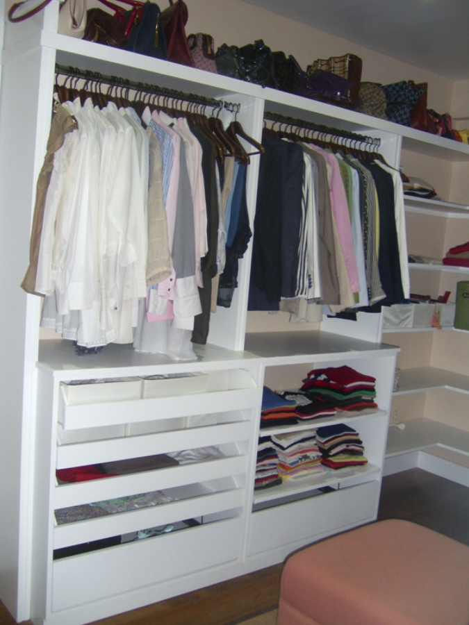 Vestidor lacado en blanco