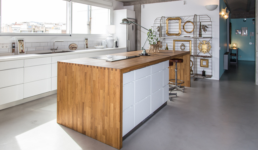 Reforma Ático estilo industrial