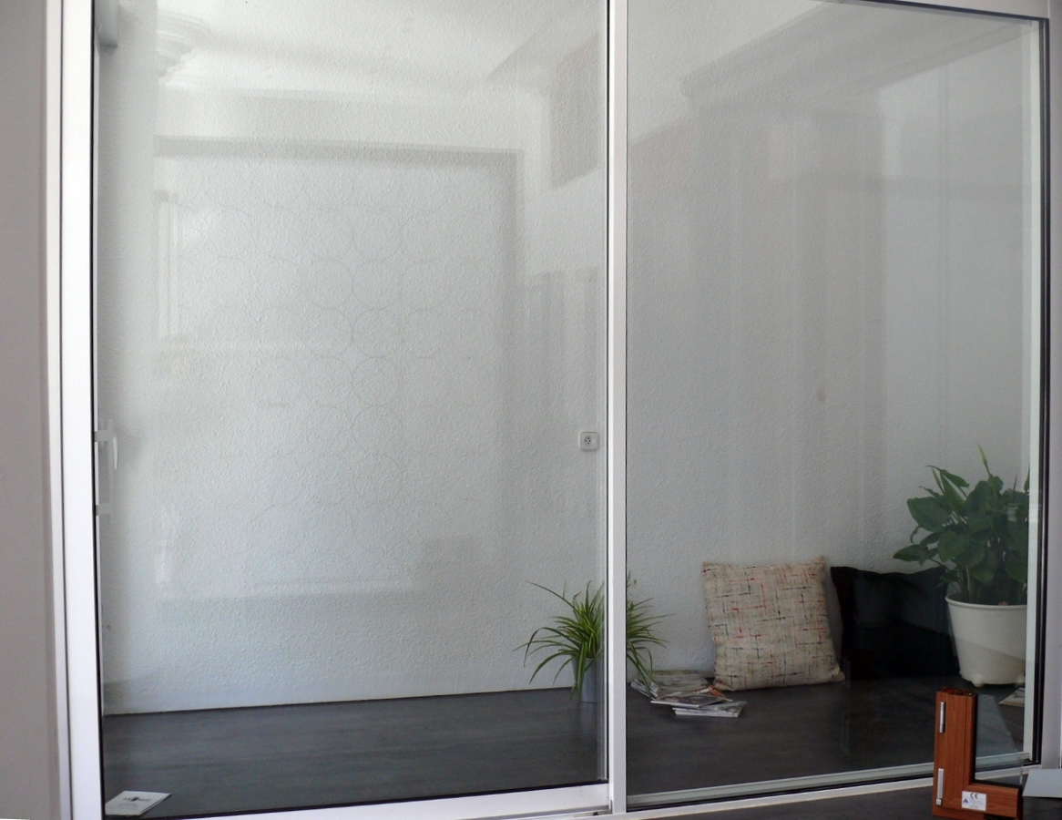 Vidriera corredera perfil blanco 2