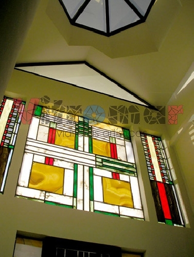 Vidriera Frank Lloyd Wright