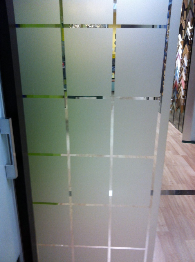 VIDRIOS MATES DISEÑO CUARTERON