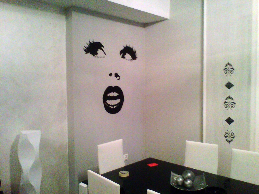 vinilo negro a medida