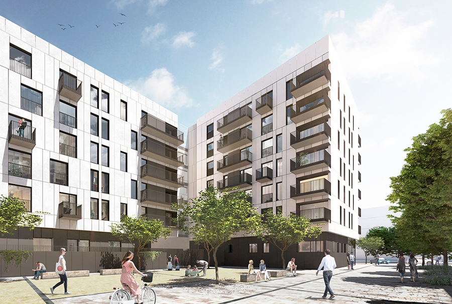 Edificio de 76 viviendas en Hospitalet de Llobregat