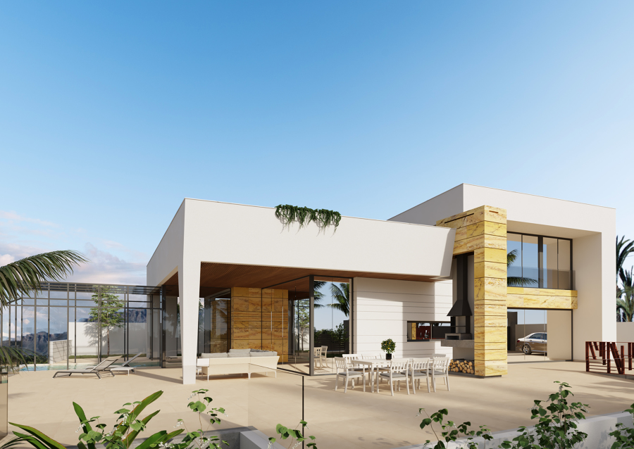 Estudio CGM Infografías. Render San Juan de los Terreros, Pulpí, Almería