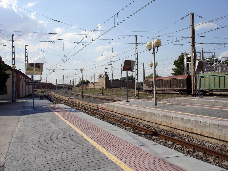 Vista de los espejos colocados