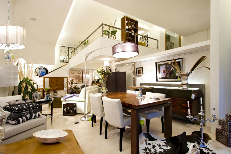 Vista del mobiliario