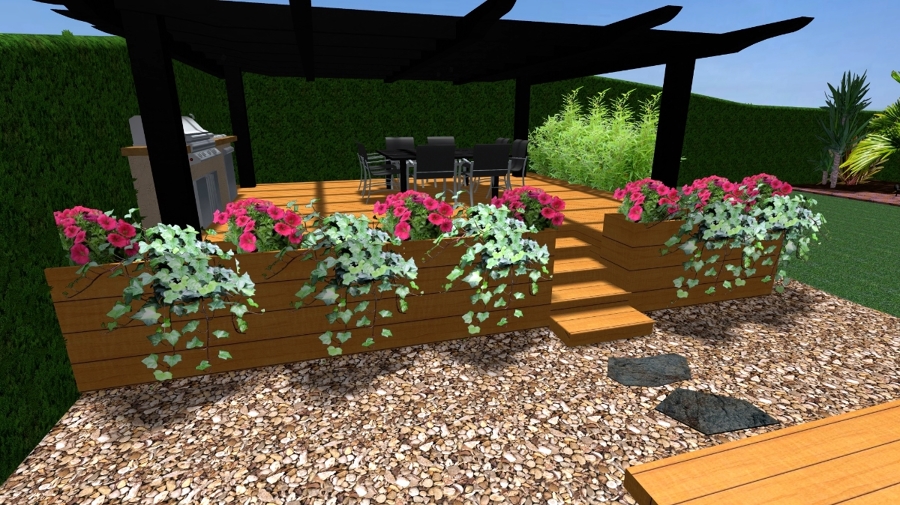 Vista en 3D, proyecto en Santiago de Chile