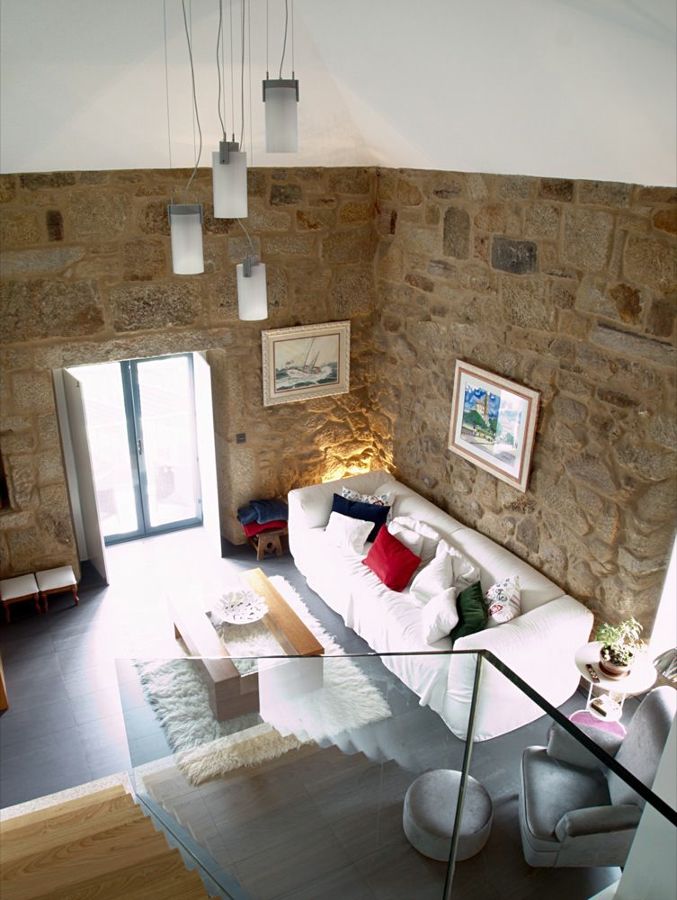 Vista superior del salón