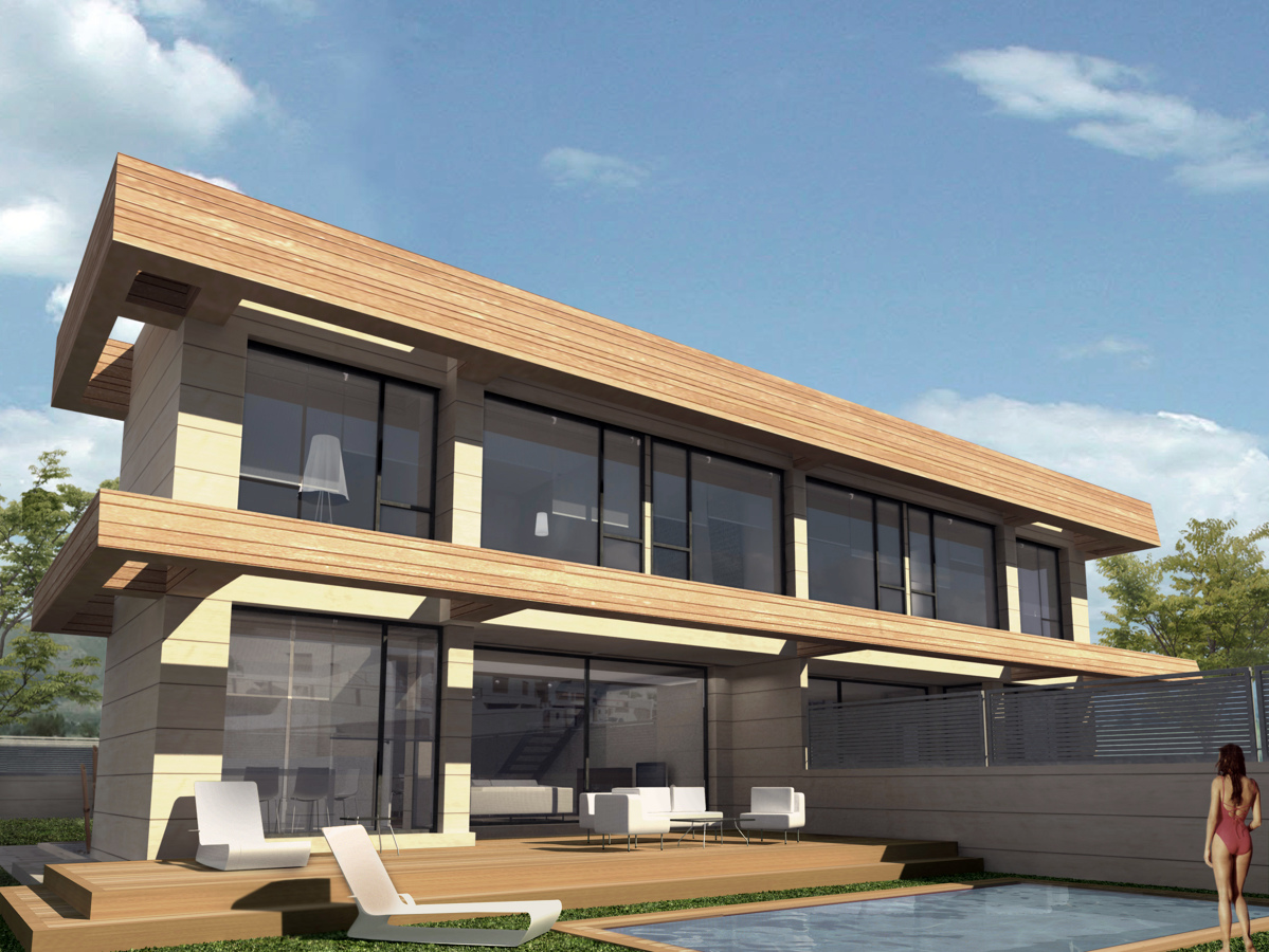 VIVIENDA PAREADA. VILLANUEVA DE LA CAÑADA. MADRID.