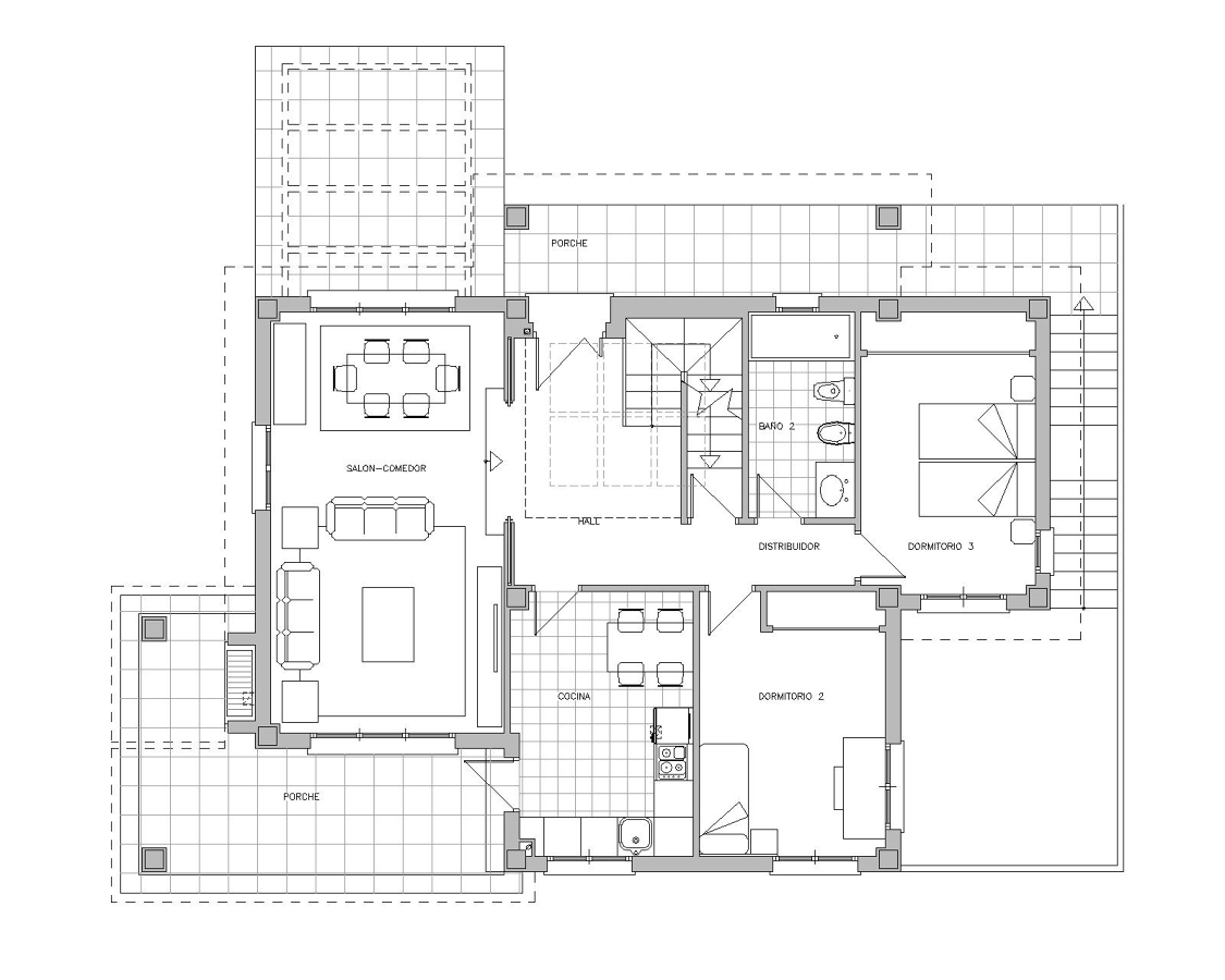 Vivienda Unifamiliar 1 (planta baja)