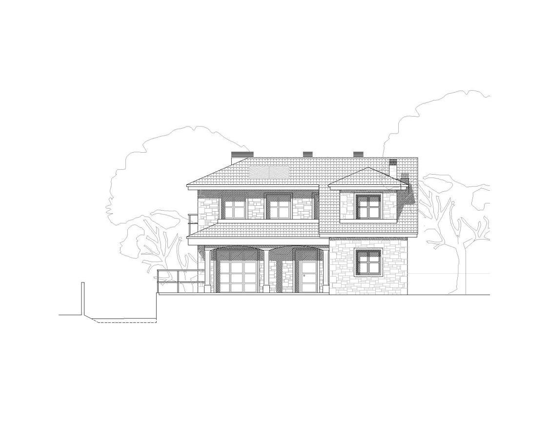 Vivienda Unifamiliar 3 (alzado)