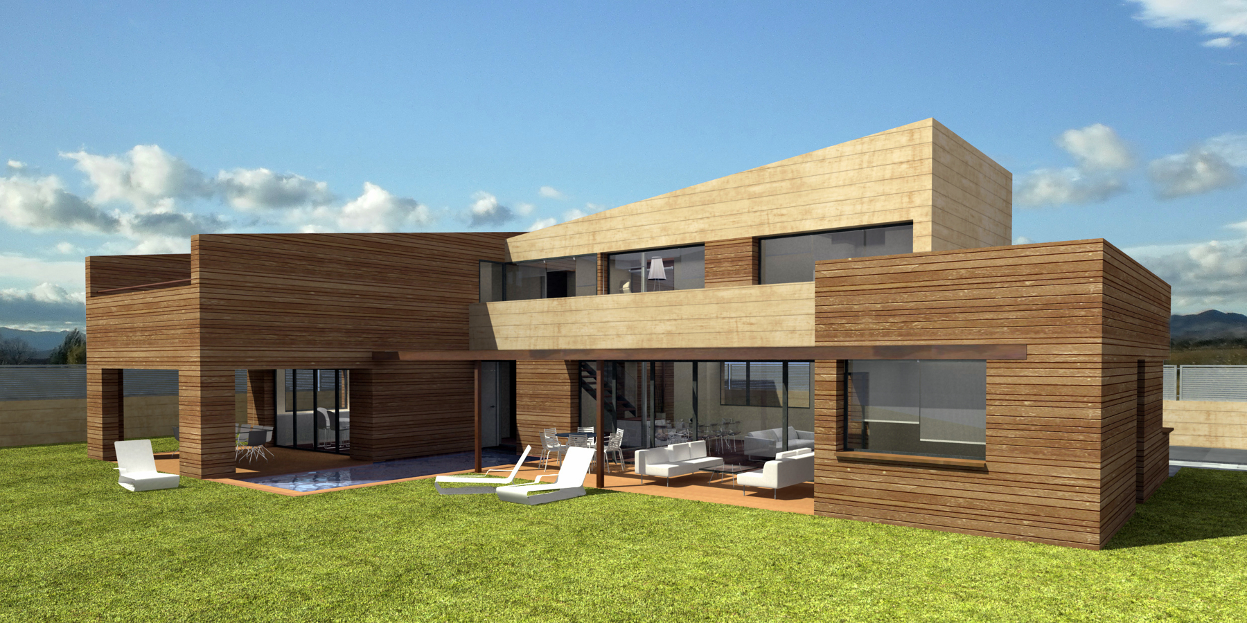 VIVIENDA UNIFAMILIAR AISLADA. MECO. MADRID.