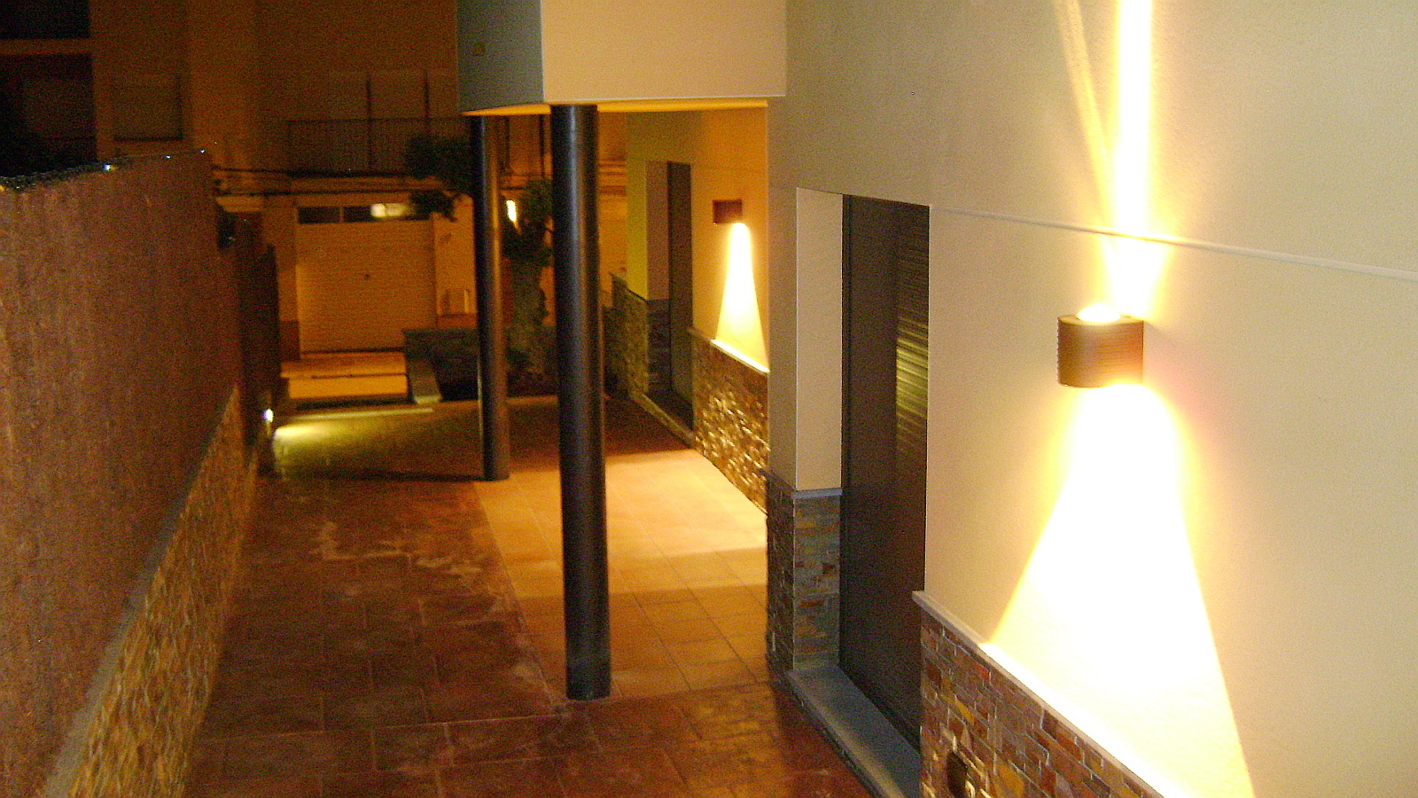 Vivienda unifamiliar aislada. Pasillo