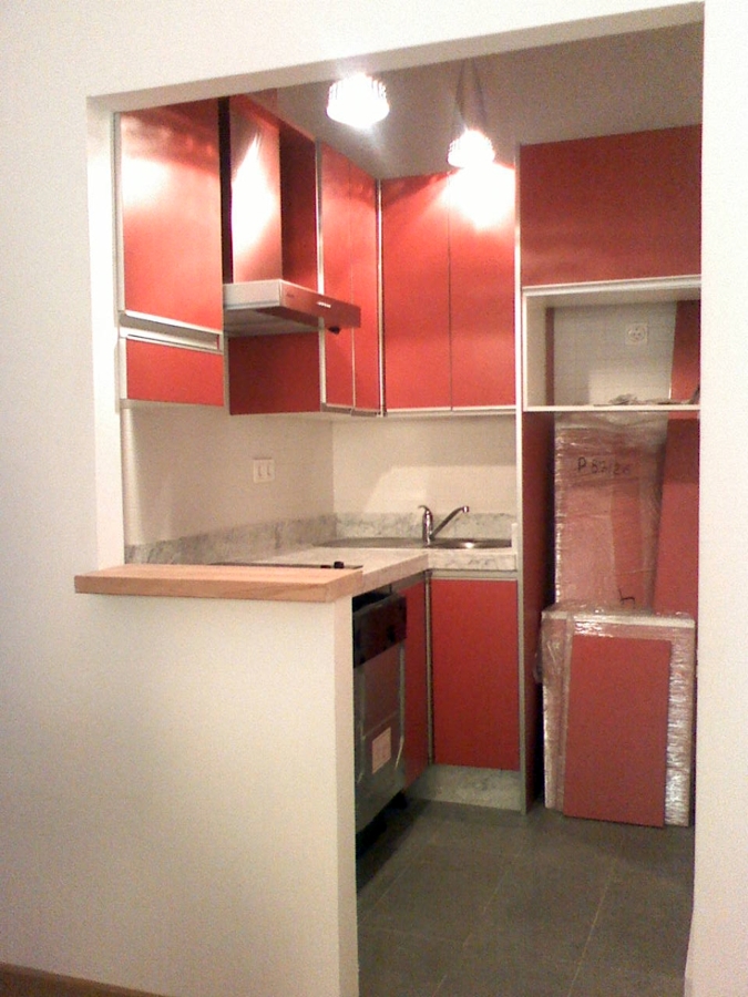 Vivienda unifamiliar en bloque sita en Málaga. Cocina