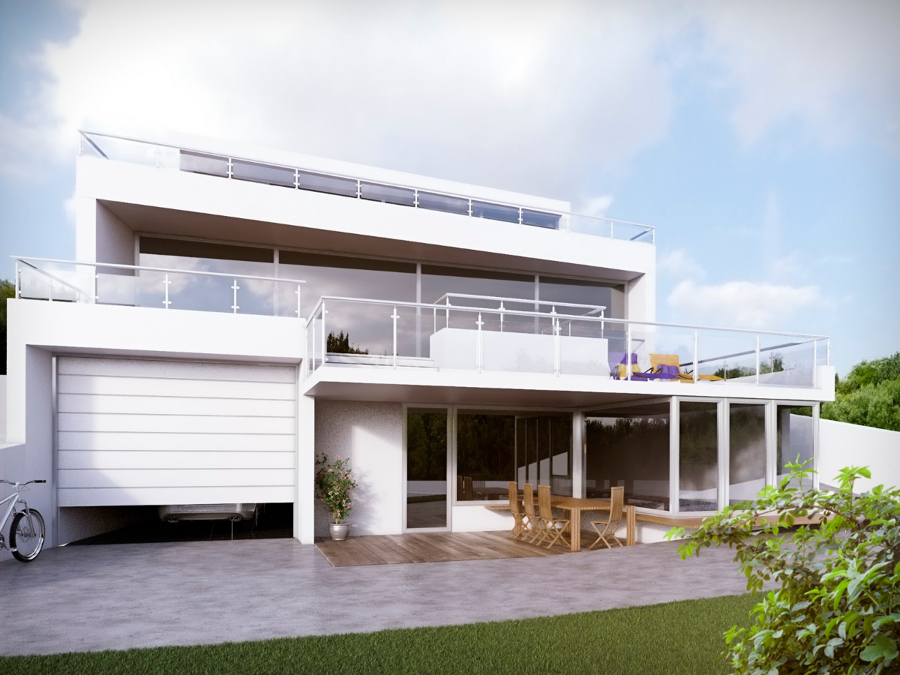 Vivienda unifamiliar en Cesantes, Redondela (Pontevedra).