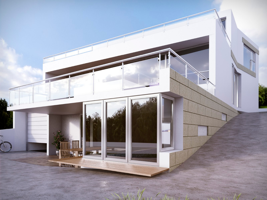 Vivienda unifamiliar en Cesantes, Redondela (Pontevedra).