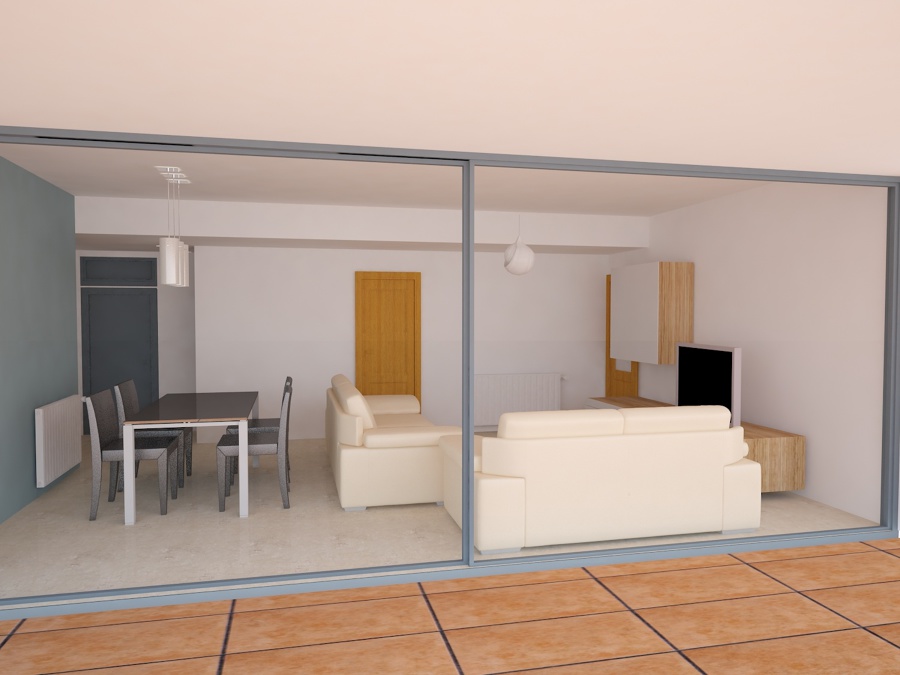 Vivienda vista desde terraza