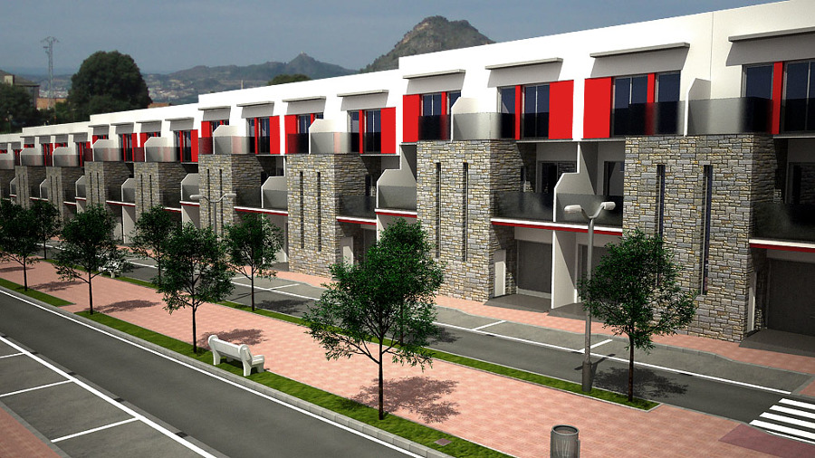 Viviendas adosada en Genoves en fase de Promocion